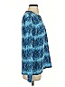 Equipment 100% Silk Snake Print Blue Long Sleeve Silk Top Size S - photo 4