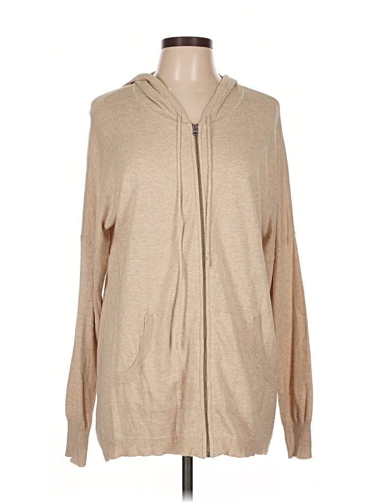 Pre-owned Neiman Marcus Zip Up Hoodie In Brown