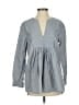CO Gray Blue Long Sleeve Blouse Size S - photo 1