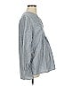 CO Gray Blue Long Sleeve Blouse Size S - photo 4