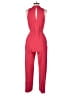 Evereve 100% Polyester Solid Red Jumpsuit Size XS - photo 2