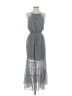 Max Studio Polka Dots Gray Casual Dress Size S - photo 1