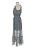 Max Studio Polka Dots Gray Casual Dress Size S - photo 5