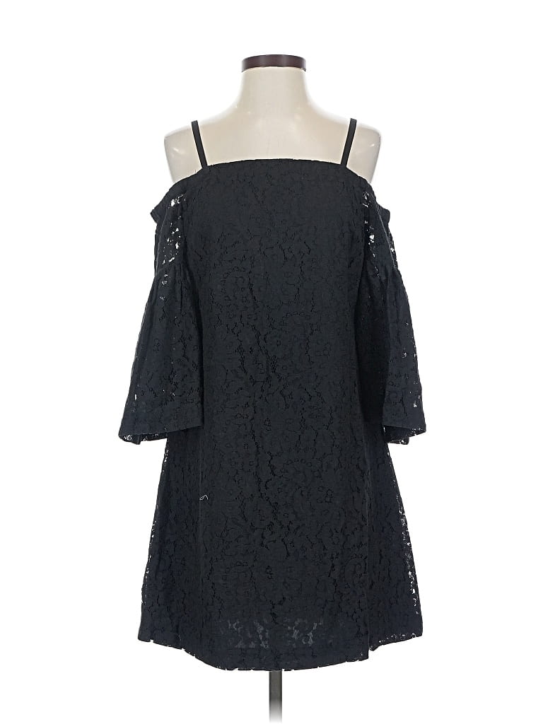 Pre-owned Kaari Blue Cocktail Dress In Black