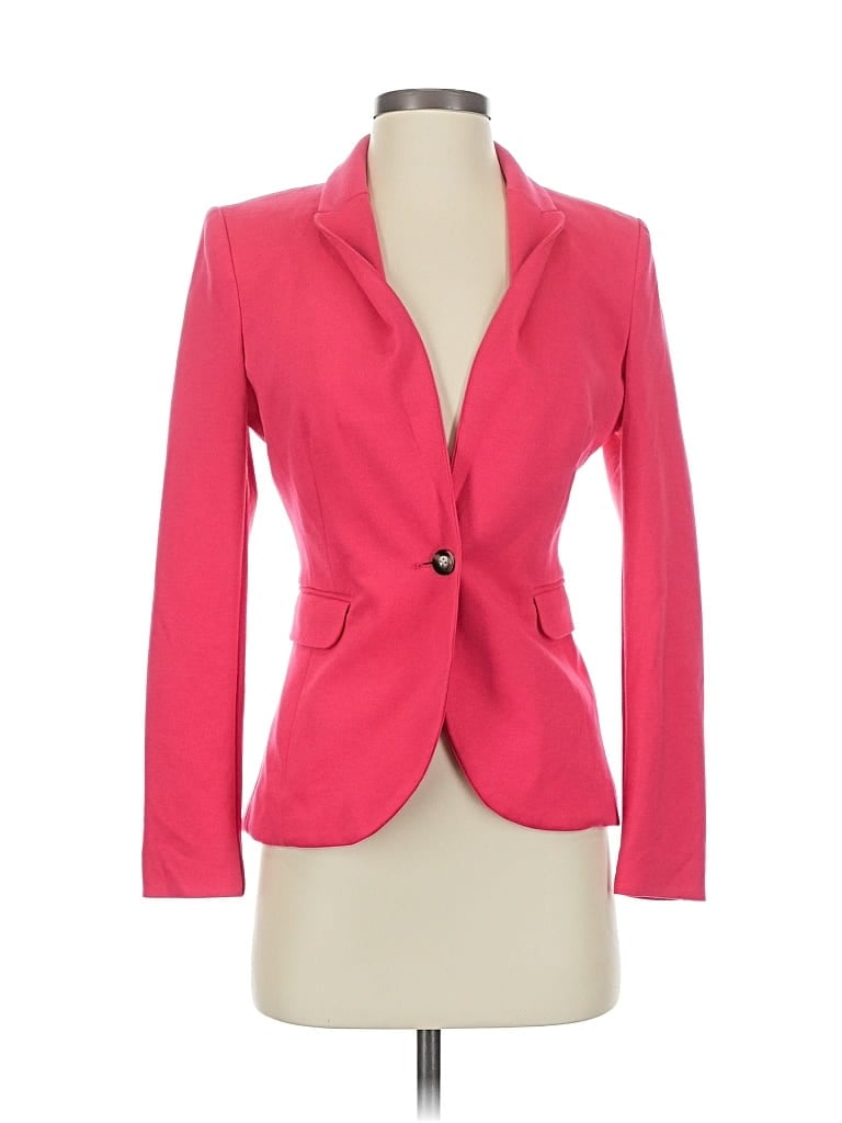 Pre-owned H&m Blazer Jacket In Pink