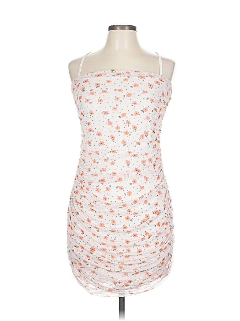 Pre-owned Nasty Gal Inc. Cocktail Dress In White