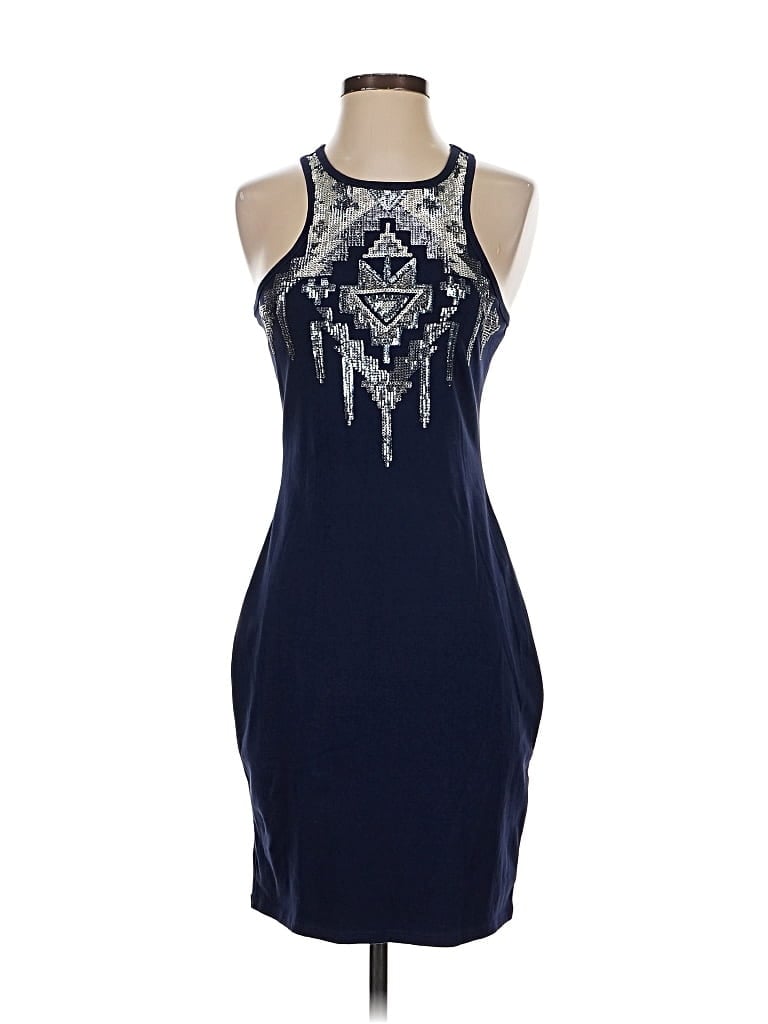Pre-owned Express Cocktail Dress In Blue