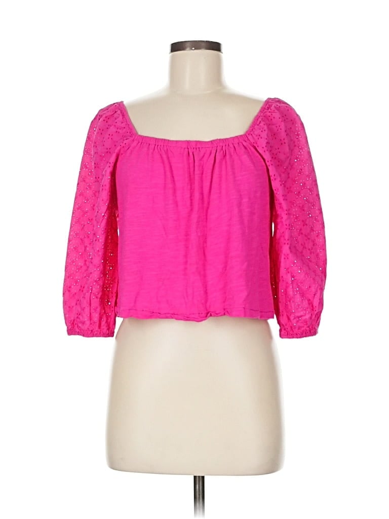 Pre-owned Sanctuary 3/4 Sleeve Blouse In Pink