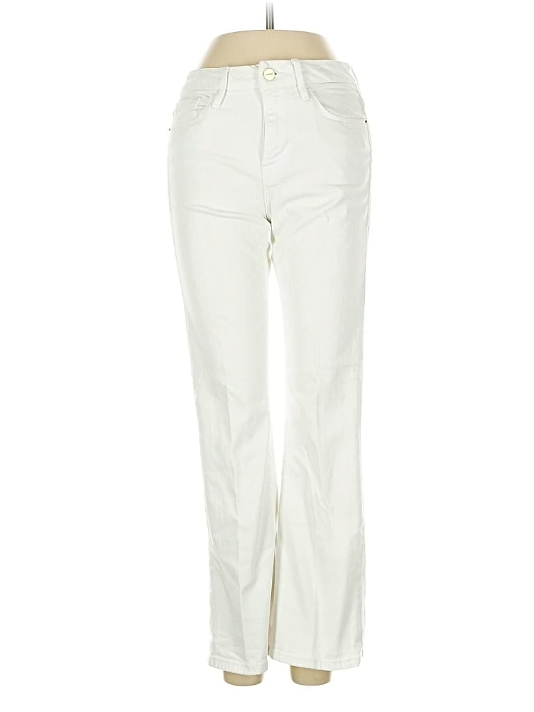 Pre-owned Frame Jeans In White