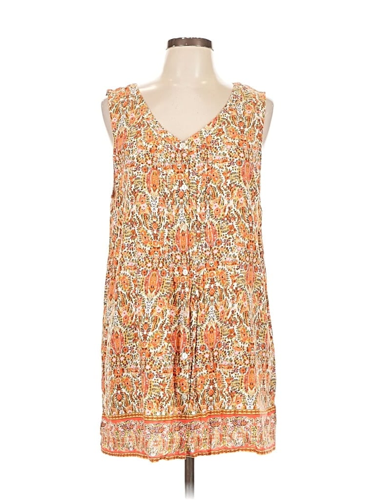 Pre-owned Jjill Casual Dress In Orange