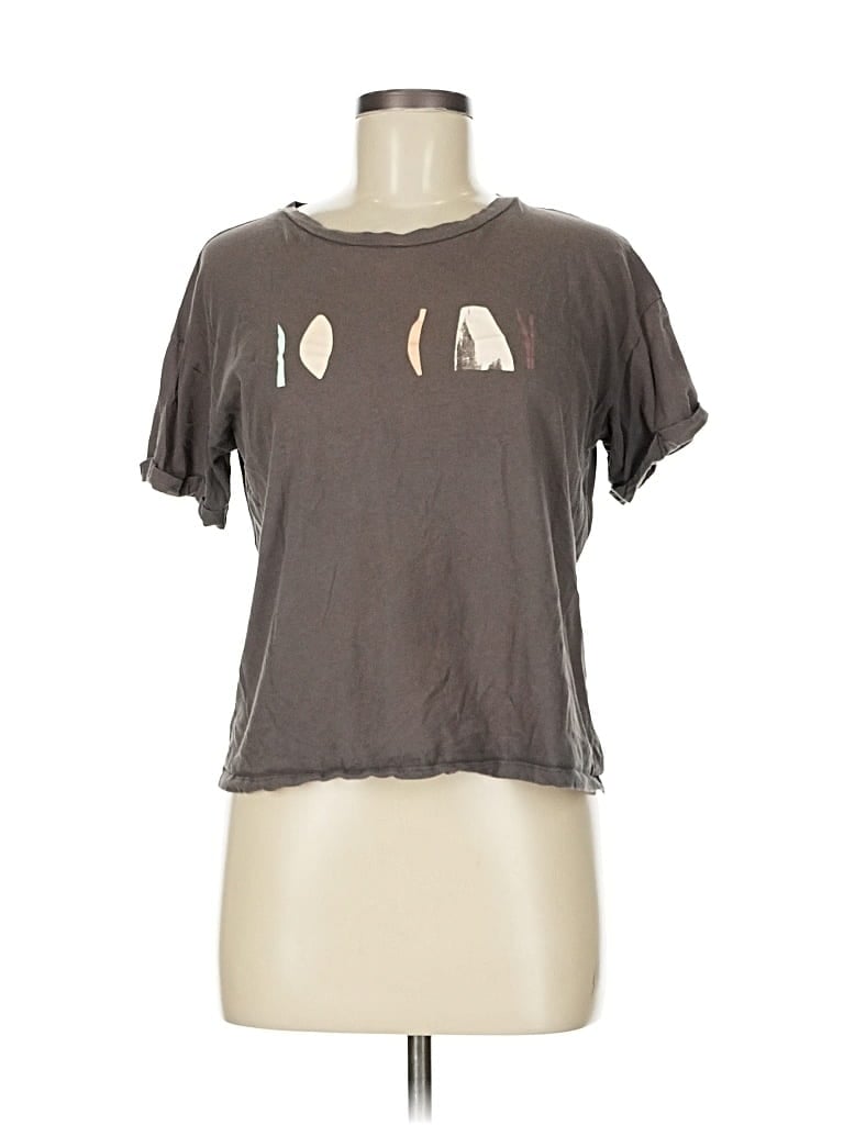 Pre-owned Grade & Gather Short Sleeve T-shirt In Brown