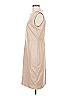 Ann Taylor 100% Polyester Solid Tan Casual Dress Size 8 - photo 5