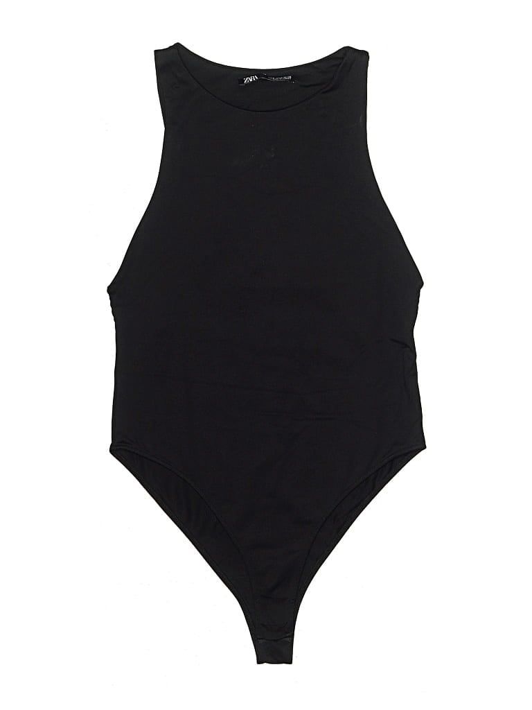 Pre-owned Zara Bodysuit In Black