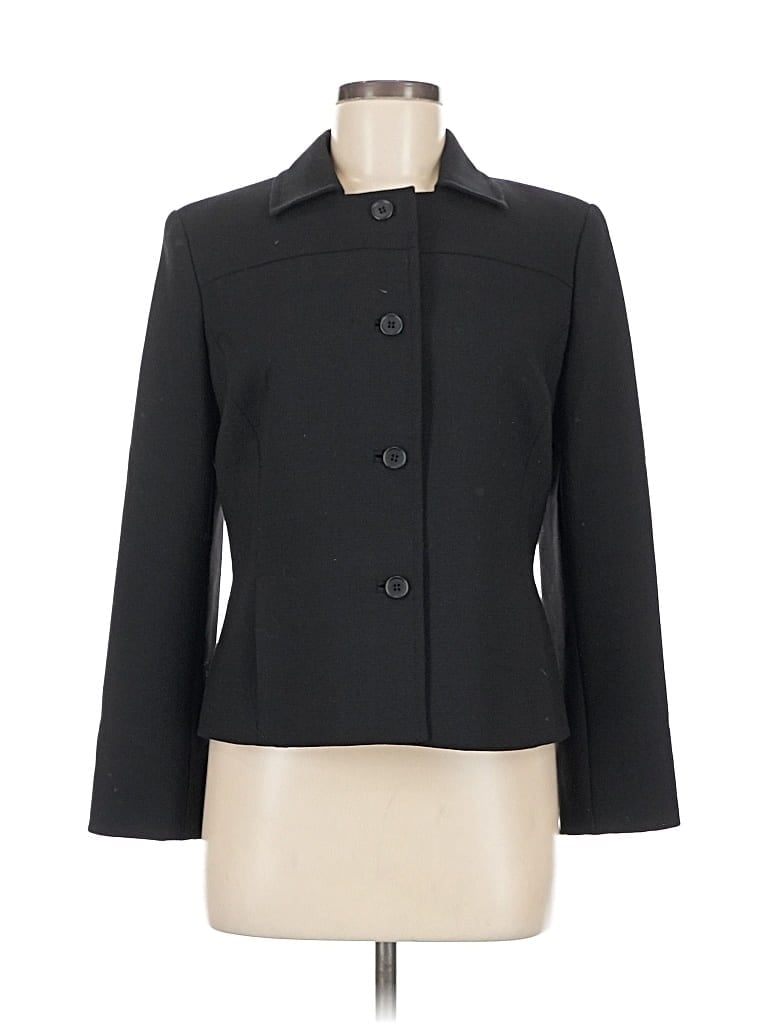 Pre-owned Ann Taylor Loft Blazer Jacket In Black