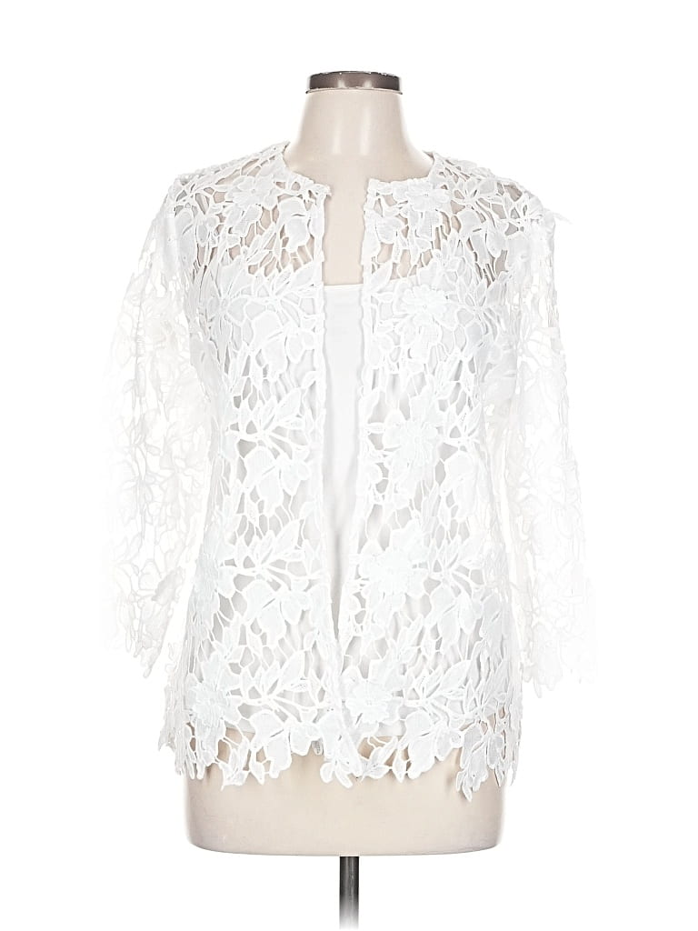 Chico's Cardigan Sweater In White