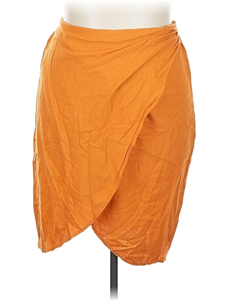 Pre-owned Skies Are Blue Casual Skirt In Orange