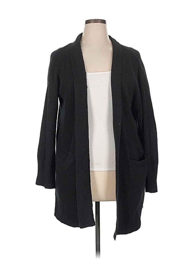 Pre-owned Ann Taylor Loft Cardigan Sweater In Black