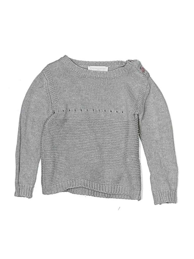 Pre-owned Stella Mccartney Kids'  Pullover Sweater In Silver
