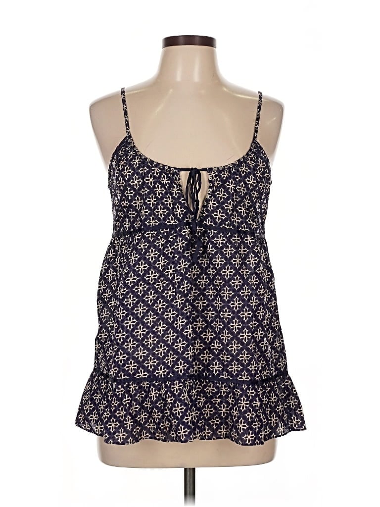 Pre-owned American Eagle Outfitters Sleeveless Blouse In Blue