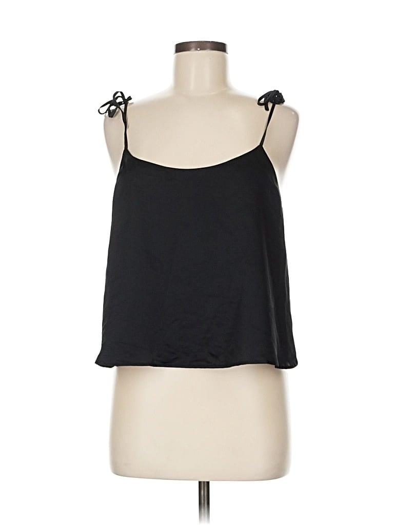 Pre-owned H&m Sleeveless Top Black Sweetheart Neckline Tops