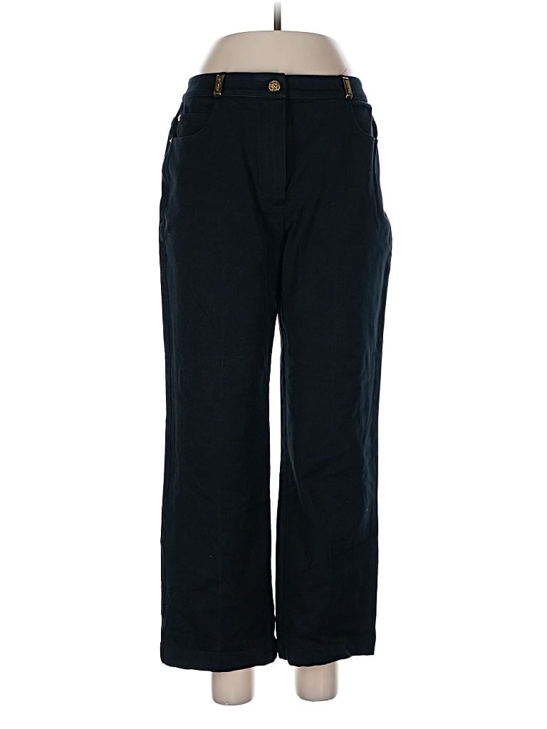 Pre-owned St John Casual Pants In Blue