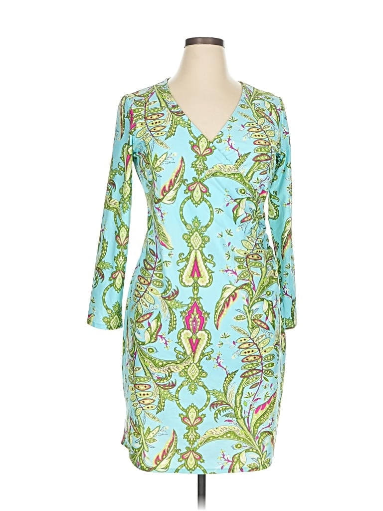 Pre-owned Jude Connally Cocktail Dress In Blue