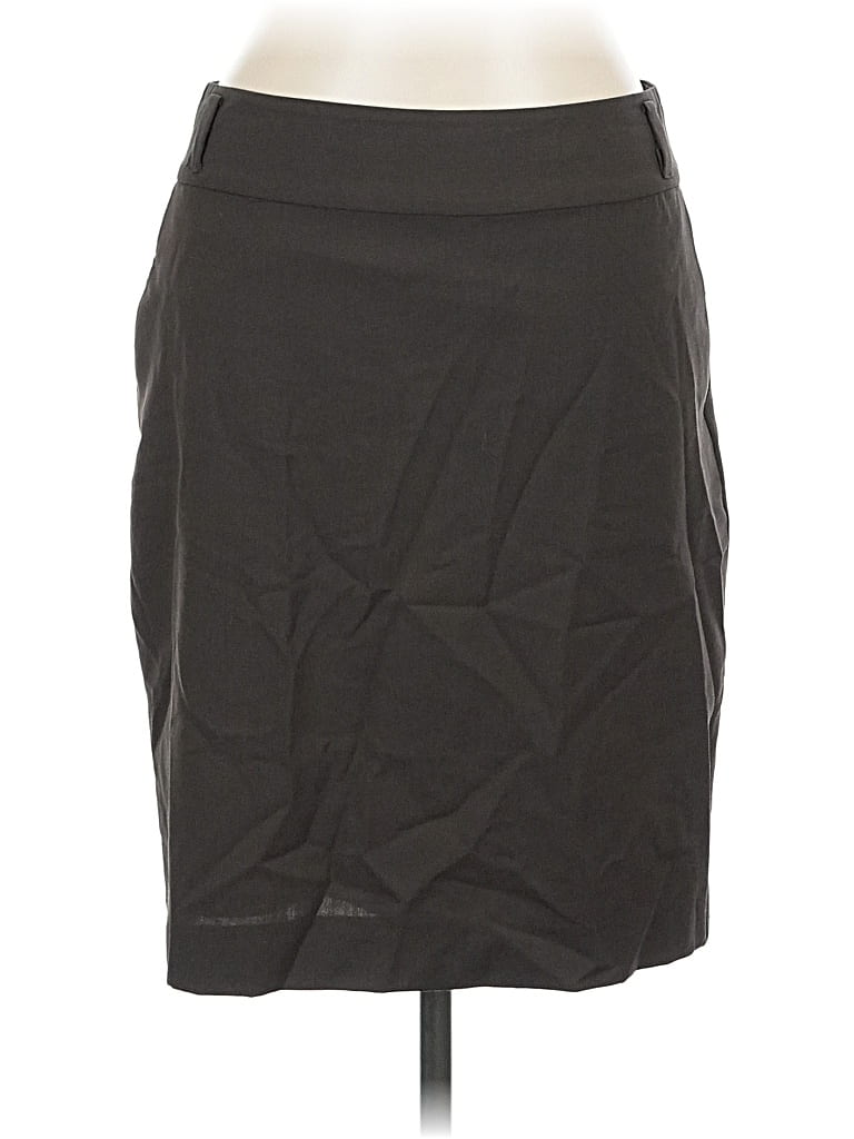 Pre-owned Banana Republic Wool Skirt In Gray