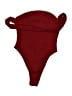 Shein 100% Polyester Burgundy Bodysuit Size 6 - photo 2