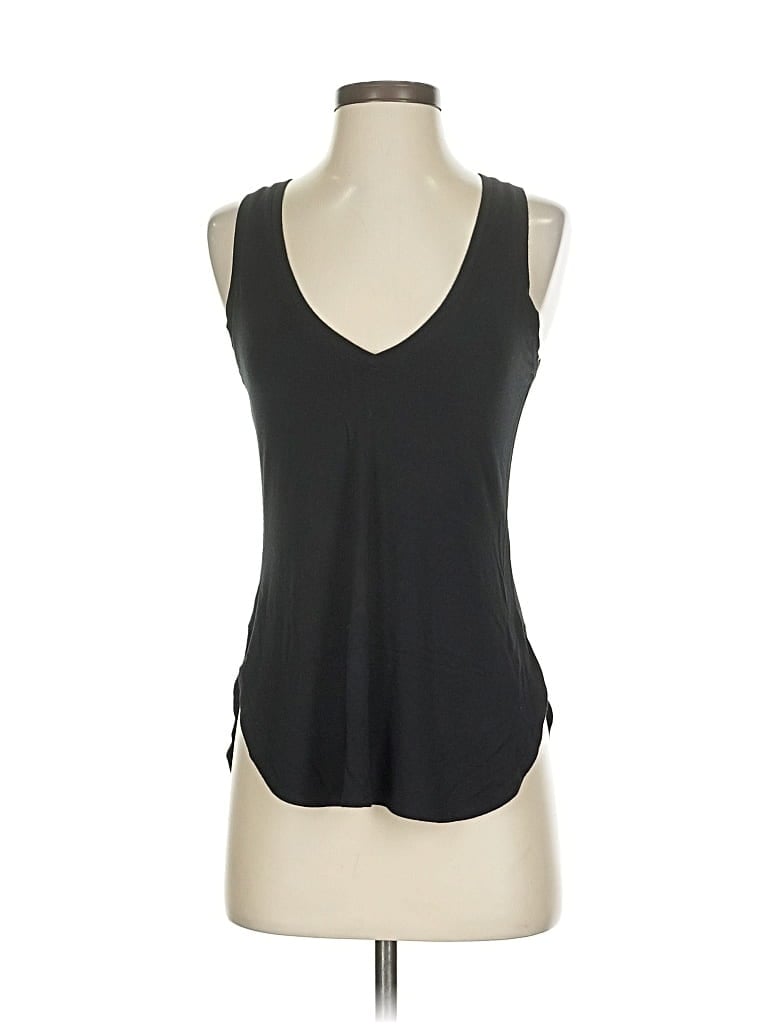 Pre-owned Babaton Tank Top Black Plunge Neckline Tops
