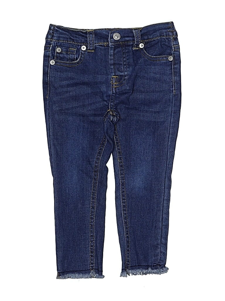 Pre-owned 7 For All Mankind Kids' Jeans In Blue