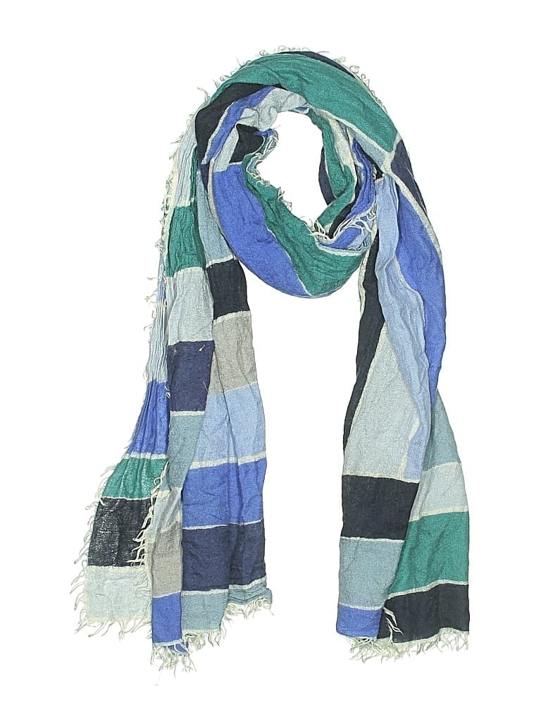 Pre-owned Unbranded Scarf In Blue