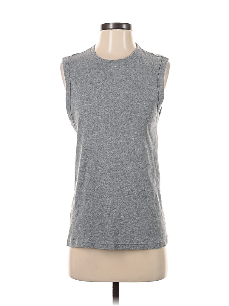 Pre-owned Express Sleeveless T-shirt In Gray