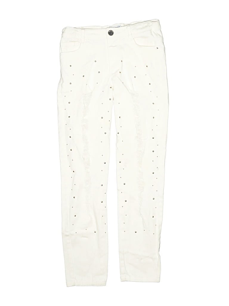 Pre-owned Mayoral Kids' Casual Pants In White