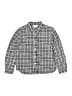 Bonpoint 100% Cotton Checkered-gingham Blue Long Sleeve Button-Down Shirt Size 10 - photo 1
