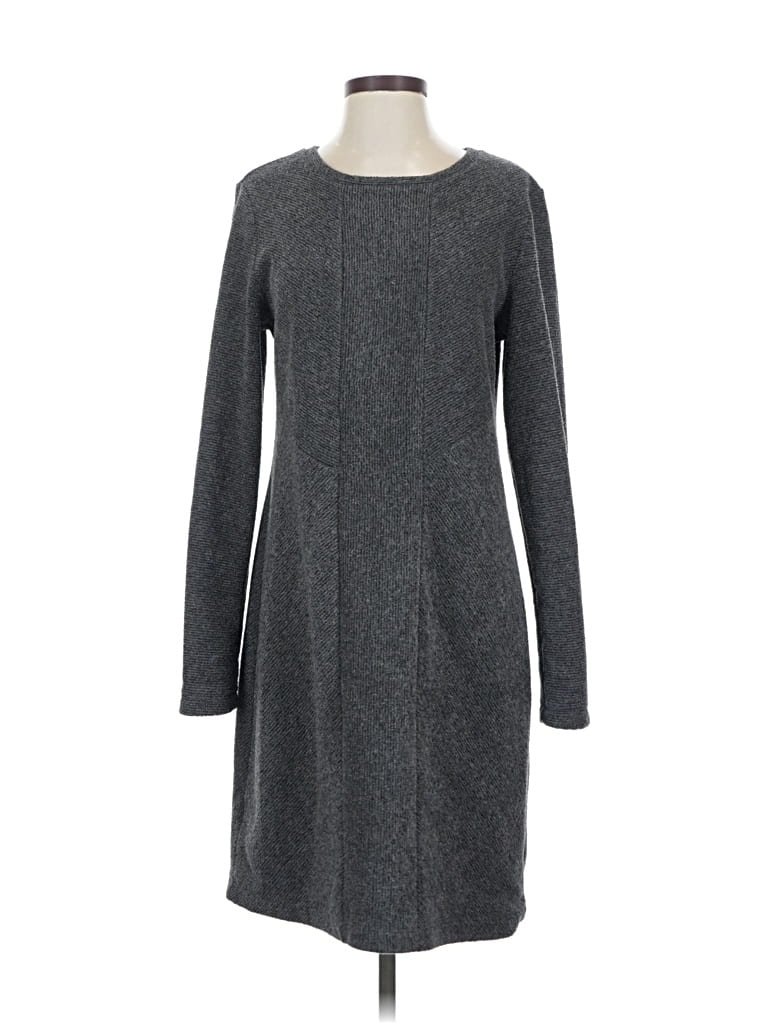 Pre-owned Lou & Grey Casual Dress In Gray