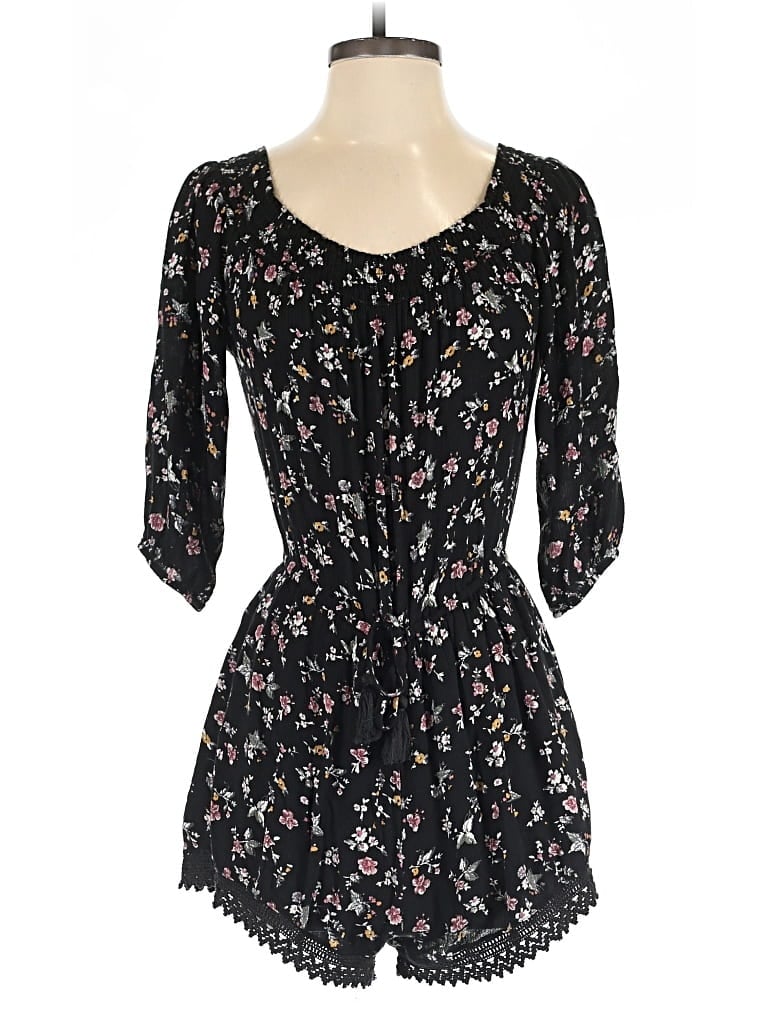 Pre-owned Abercrombie & Fitch Romper In Black