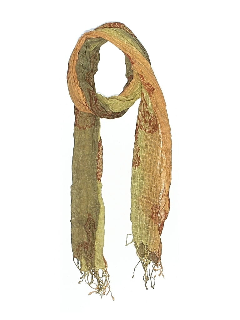 Pre-owned Unbranded Scarf In Green