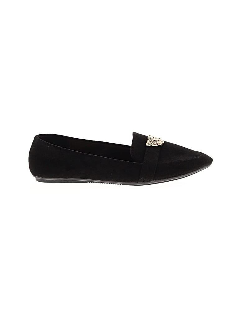 Pre-owned Unbranded Flats In Black