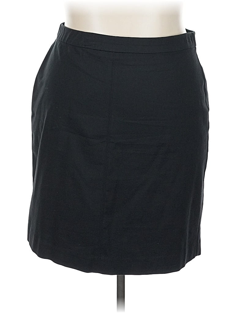 Pre-owned Jjill Casual Skirt In Black