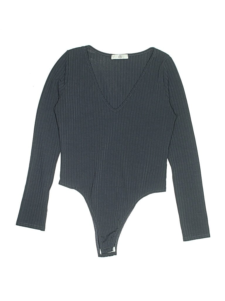 Pre-owned Missguided Bodysuit In Blue