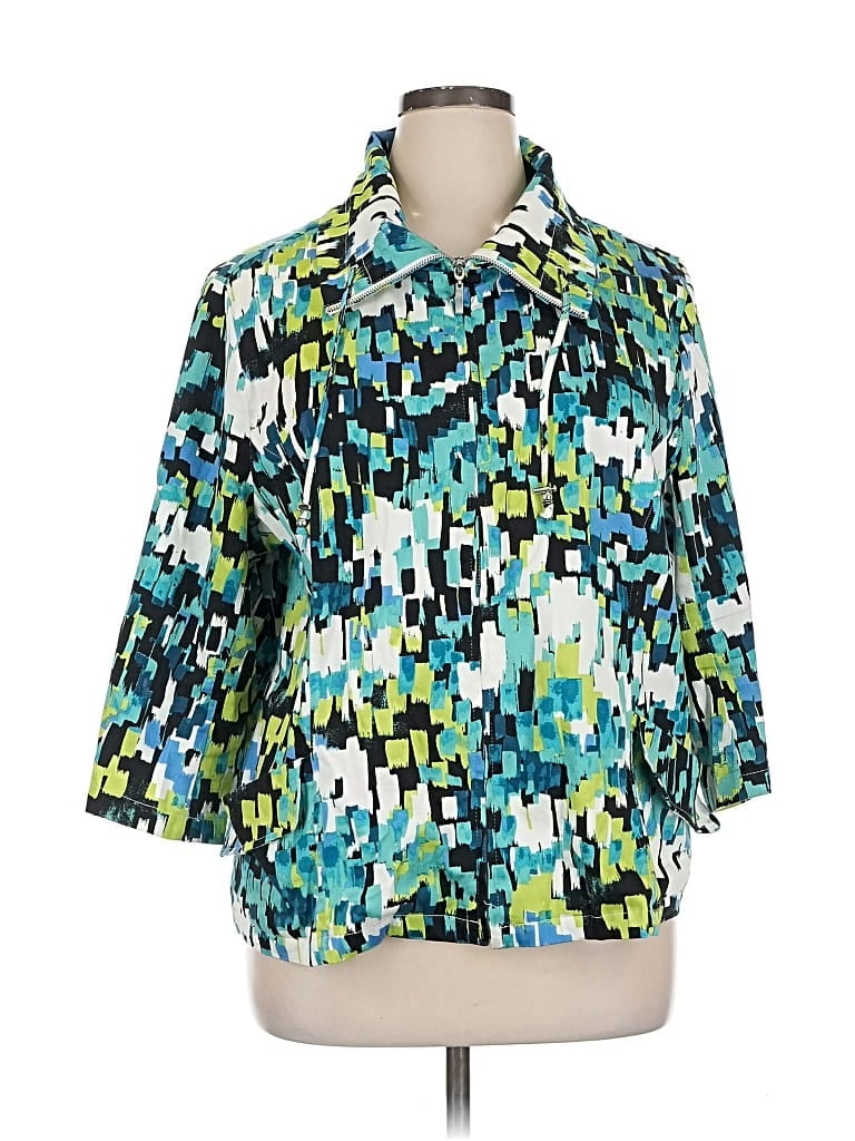 Pre-owned Erin London Jacket In Green