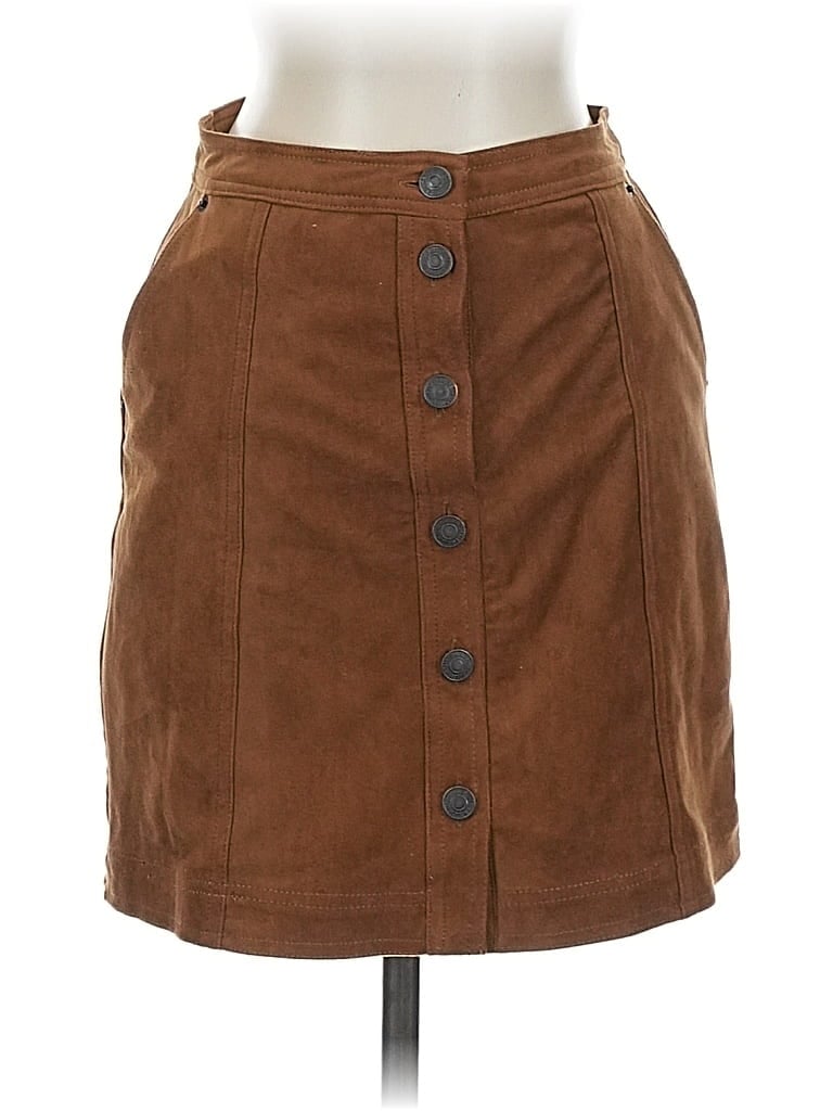 Pre-owned Abercrombie & Fitch Casual Skirt In Brown