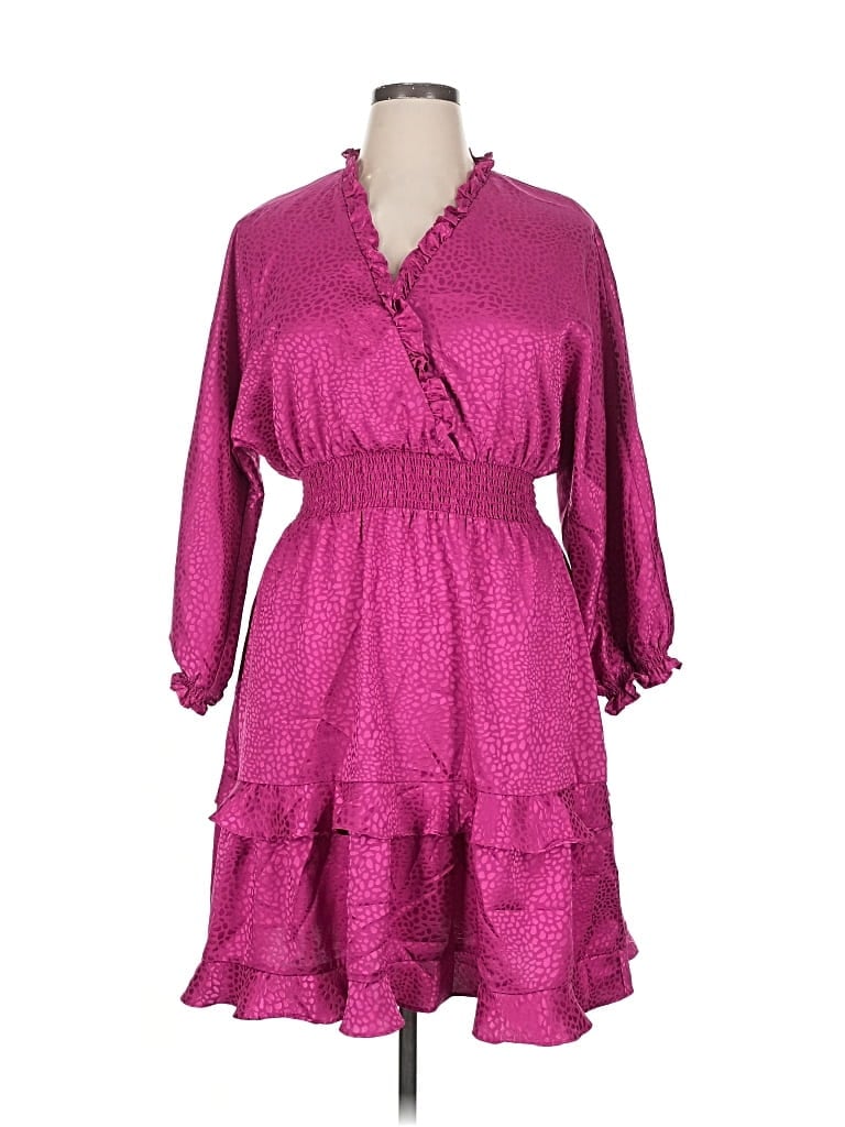 Pre-owned Emma & Michele Casual Dress In Pink