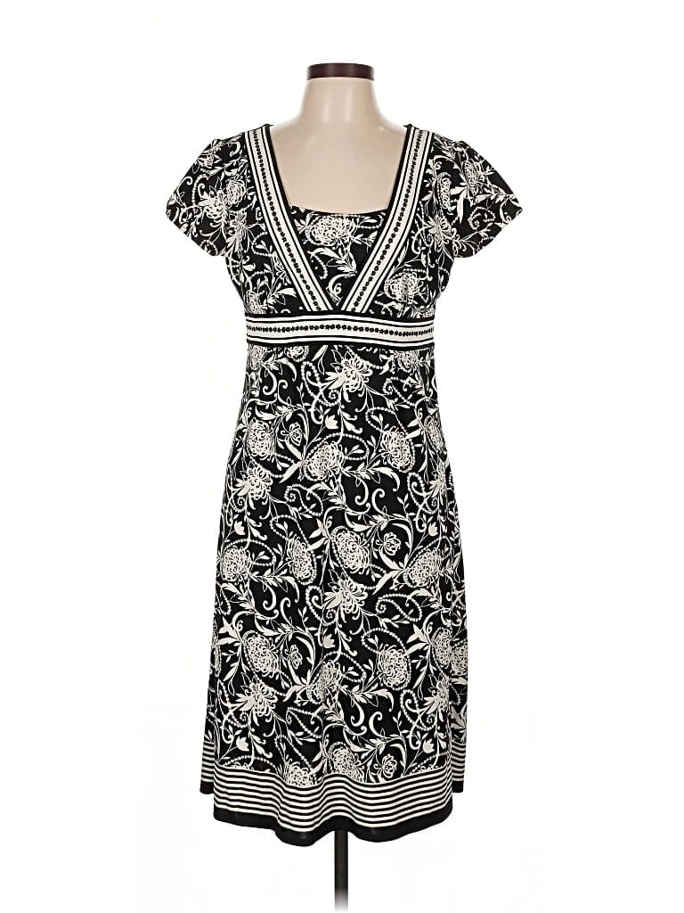 Pre-owned Ann Taylor Loft Casual Dress In Gray