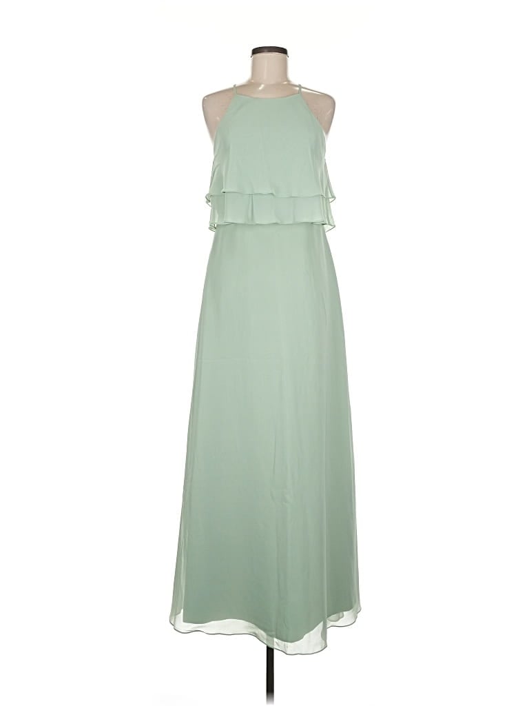 Pre-owned Jenny Yoo Collection Casual Dress In Green