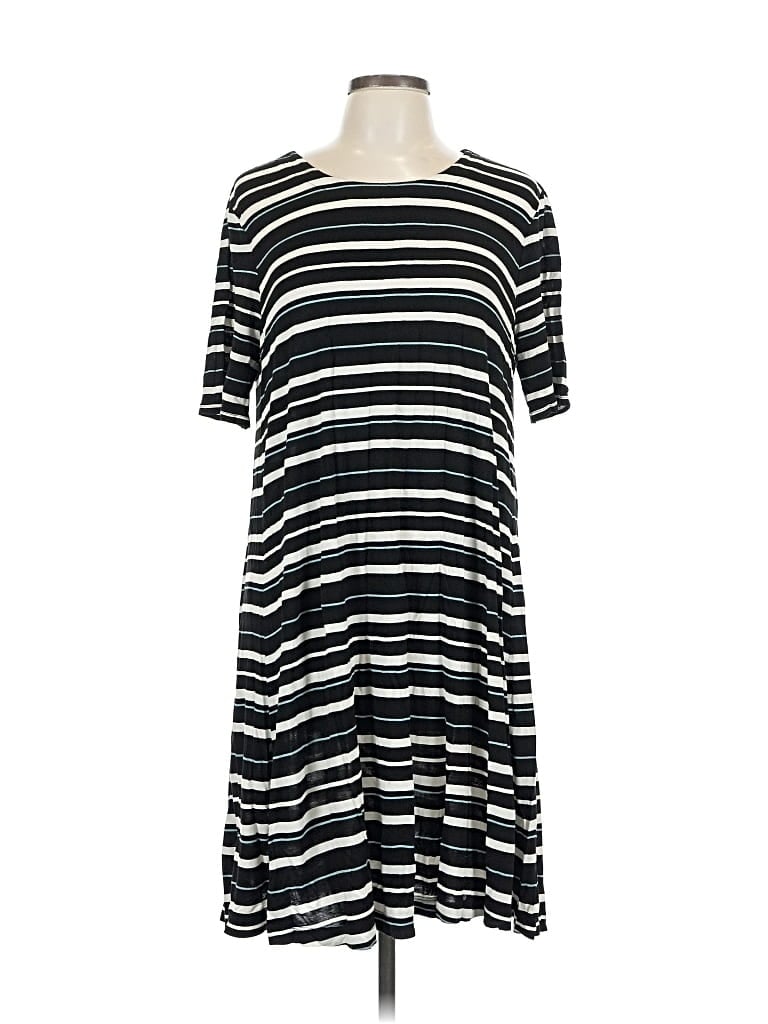 Pre-owned Ann Taylor Loft Outlet Casual Dress In Black