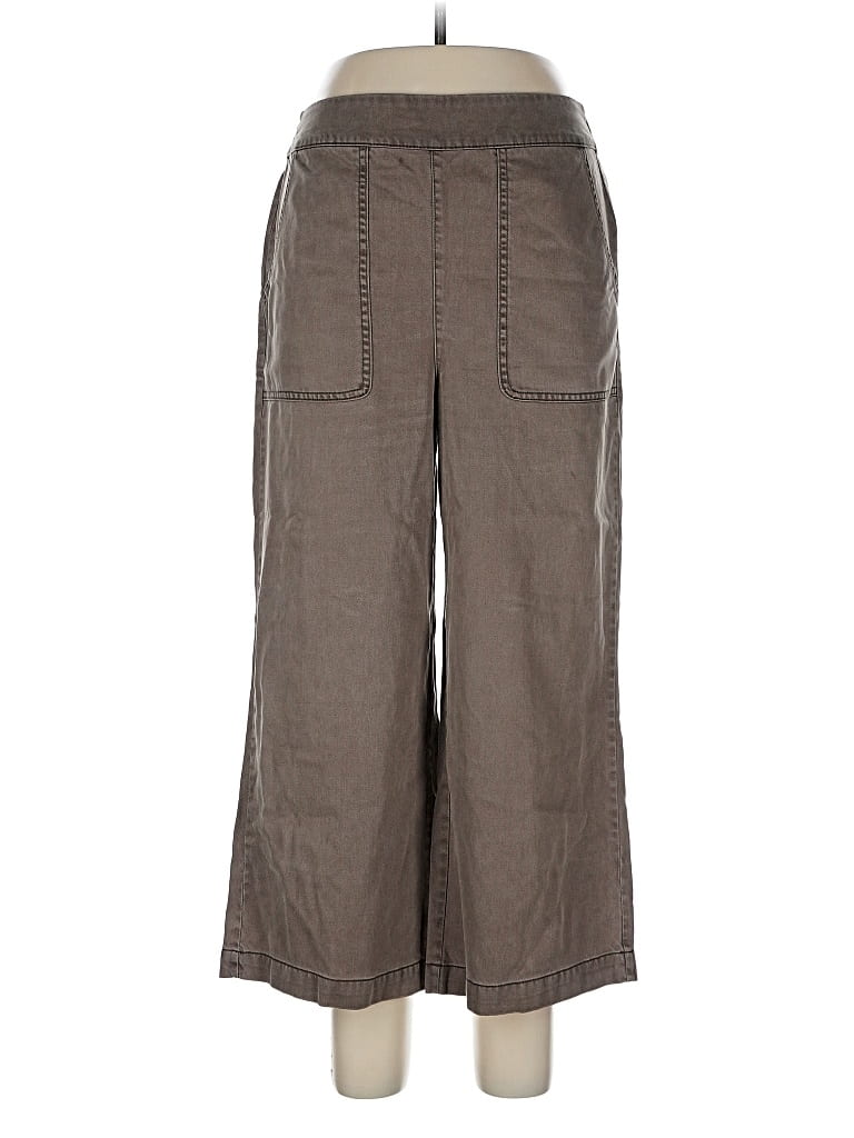 Pre-owned Nicole Miller Casual Pants In Brown