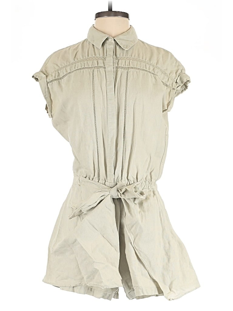 Pre-owned Zara Basic Romper In Gray