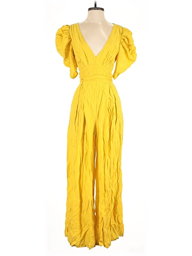 Pre-owned Chicme Jumpsuit In Yellow