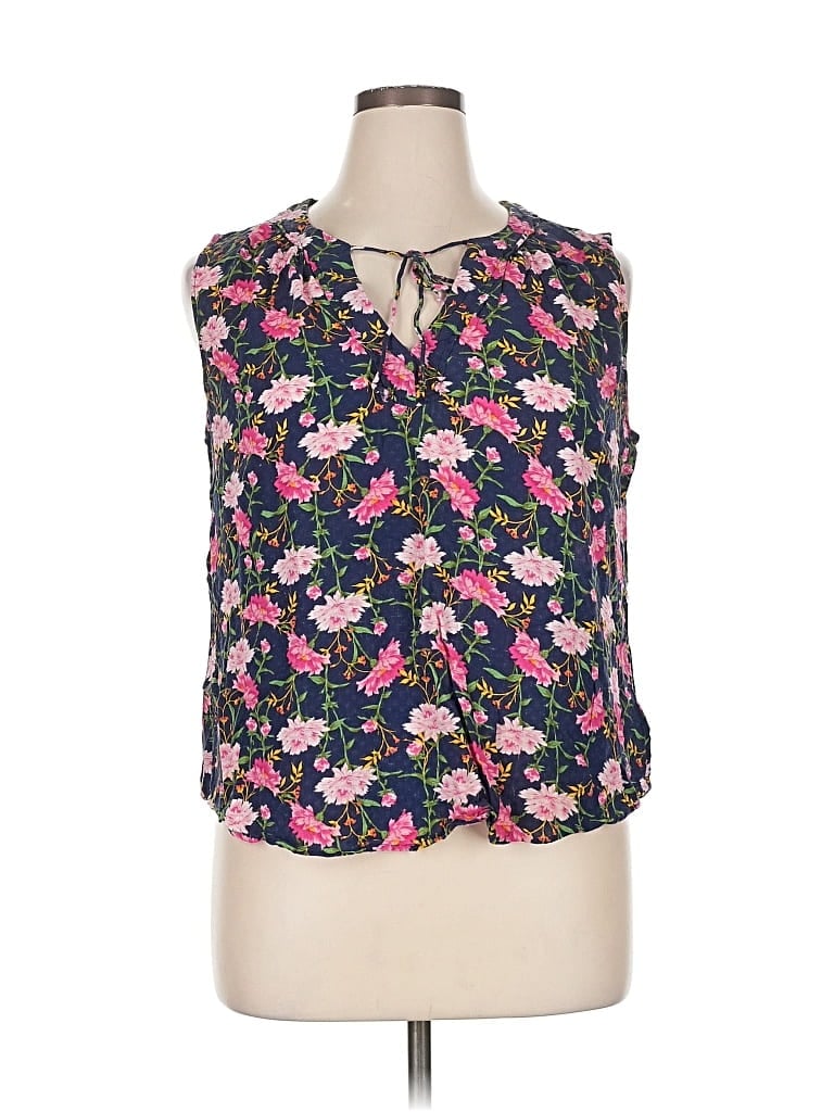 Pre-owned Old Navy Sleeveless Blouse In Black